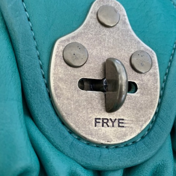 Frye Leather Hobo Bag-Green Blue - Picture 7 of 8